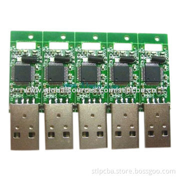 USB PCBA for USB Flash Drive, OEM and ODM, SMD DIP Components Assembly, FCT Test